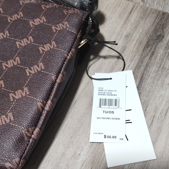 Nicole Miller Crossbody Bag with a Matching Earbud Pouch - New With Tags - Picture 4 of 6